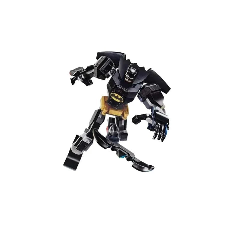 Byggblockset med Avengers-mecha – Captain America, Hulk, Wolverine och Thanos