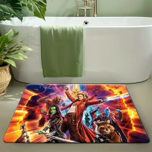 Marvel Avengers Infinity War-matta – Färgstarkt explosionsmotiv