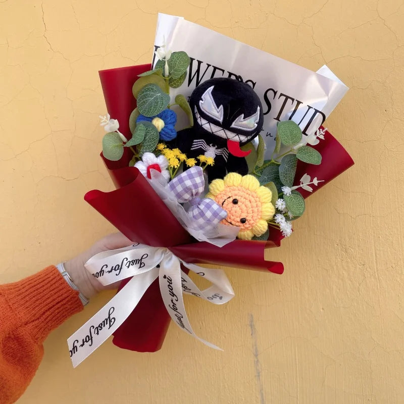 Avengers Spider-Man-buket – håndlavet gave med tøjdyr