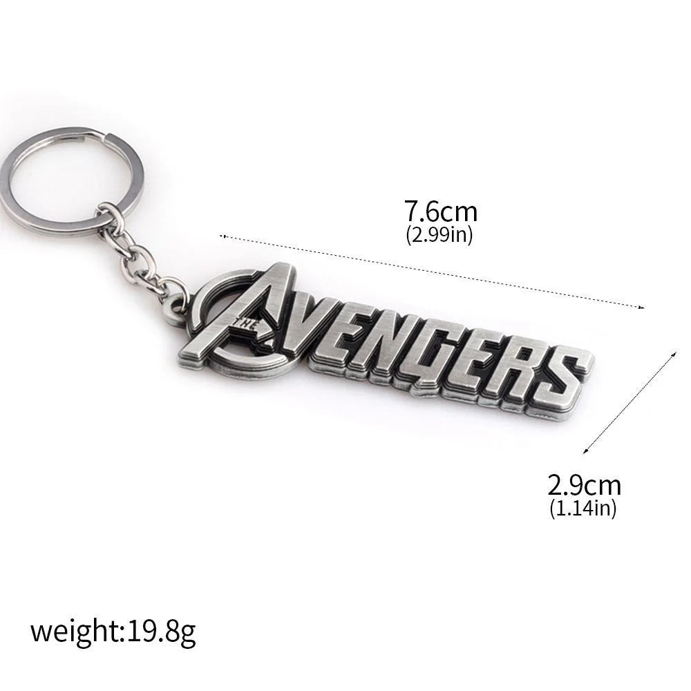 Breloc Avengers – Text metalic
