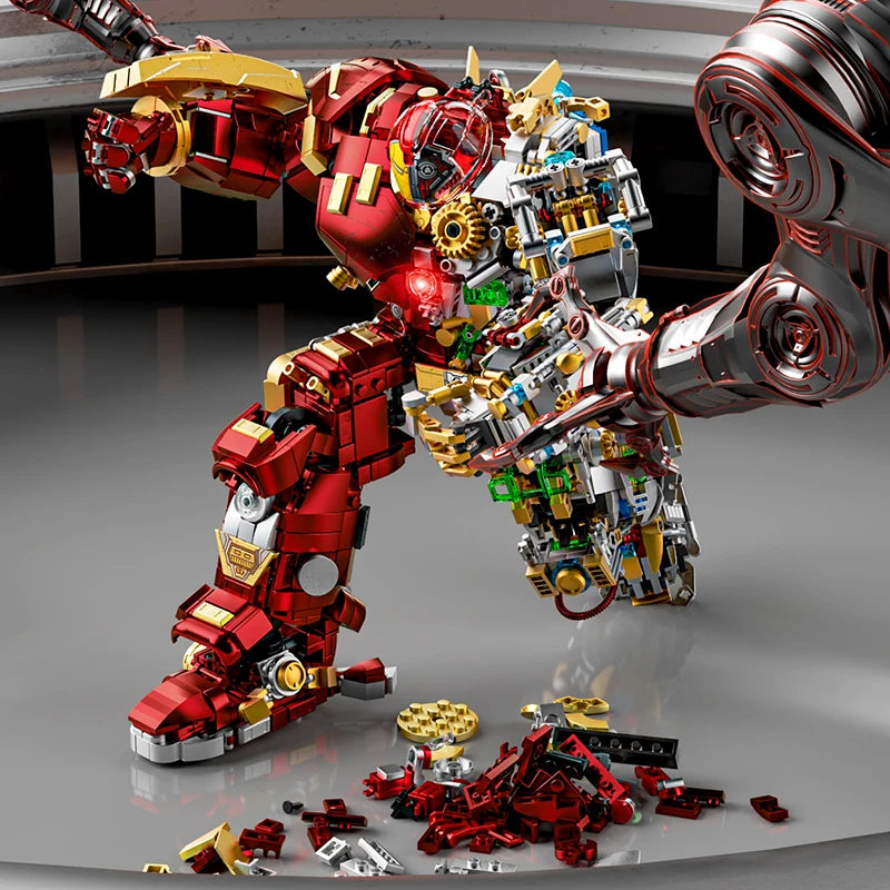 Figura de blocos Avengers Iron Man Buster - Construção com 2653 peças