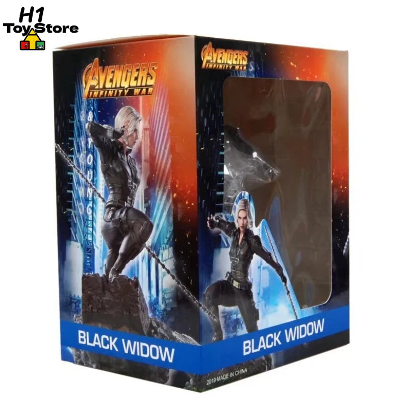 Avengers Black Widow-staty – scen 1/10 i samlarförpackning