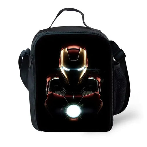 Geantă pentru prânz Avengers Iron Man - Bust cu cască aurie