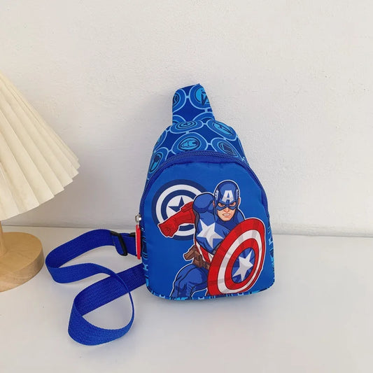 Avengers Captain America-taske – brysttaske med hjelm til børn