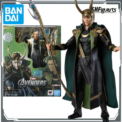 Figurine S.H.Figuarts Loki – Scepter, hjelm og horn