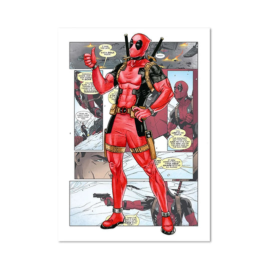 Poster Deadpool - Bandă desenată
