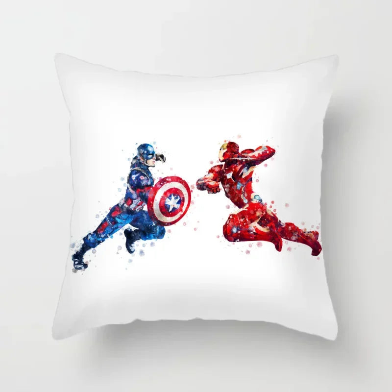 Povlak na polštář Avengers skupina – Captain America vs. Iron Man