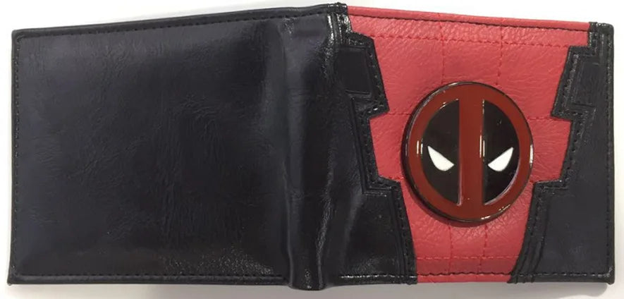 Bosszúállók Deadpool pénztárca – szögletes fekete felvarró