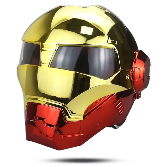 Helma Iron Man Avengers – žluto-červený cosplay