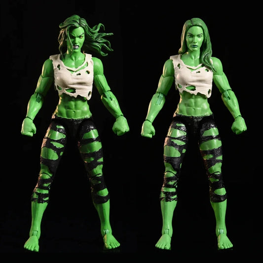 Articulated She-Hulk Marvel Legends Figure - Double Head 15cm