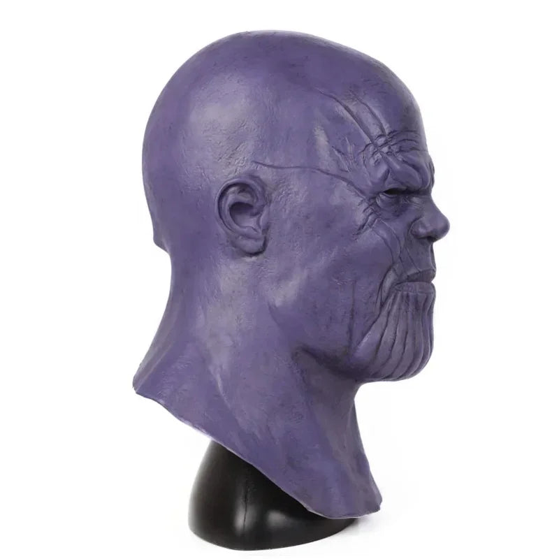 Thanos-latexmaske – Halloween-cosplay