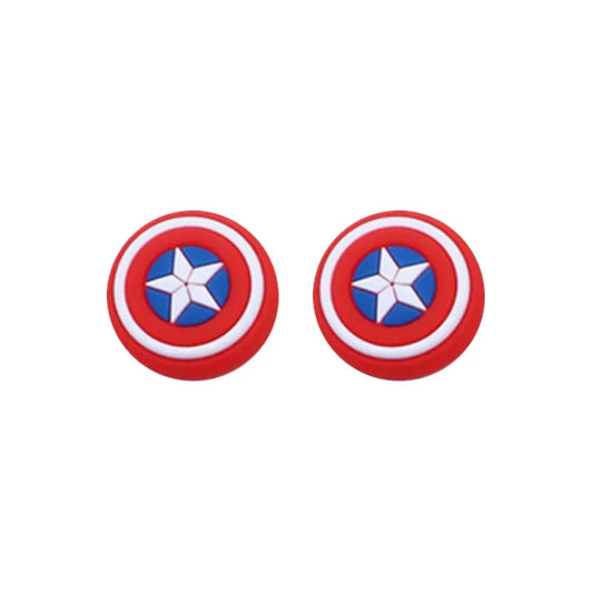 Captain America-controllergreb – rødt og blåt skjold