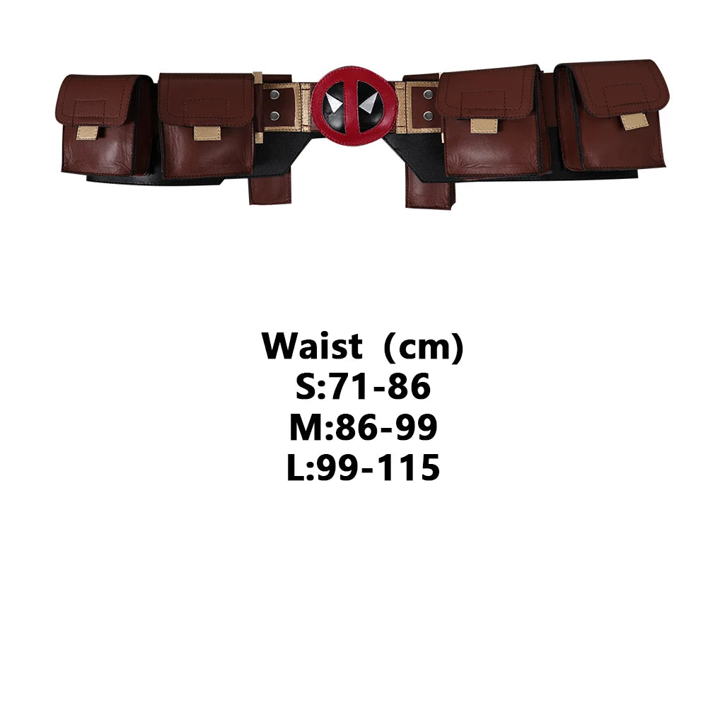 Cinto dos Avengers Deadpool - Acessório de cosplay para homem