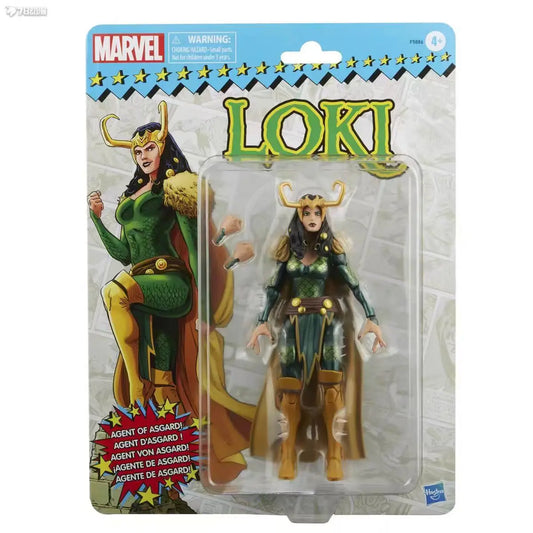 Figurină Hasbro Lady Loki – Agent of Asgard vintage, verde-auriu