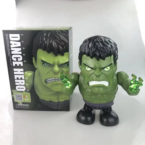 Dansende LED-robot med Avengers Hulk - Dansehelt