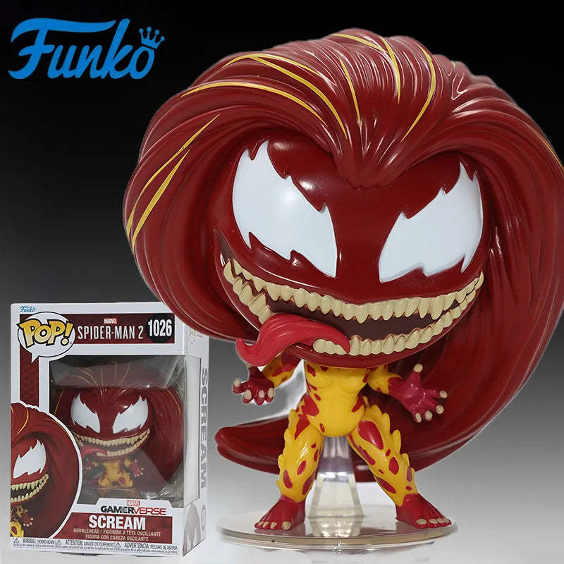 Funko Pop Marvel Figure Scream - Red Yellow Symbiote #1026