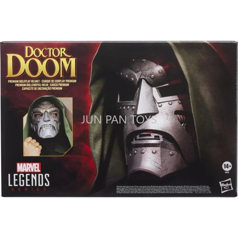 Casque de cosplay Doctor Doom – réplique premium en métal Marvel Legends