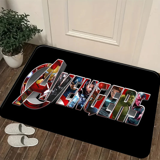 Marvel Avengers-logotypmatta – Iron Man, Captain America, Thor och Hulk integrerade