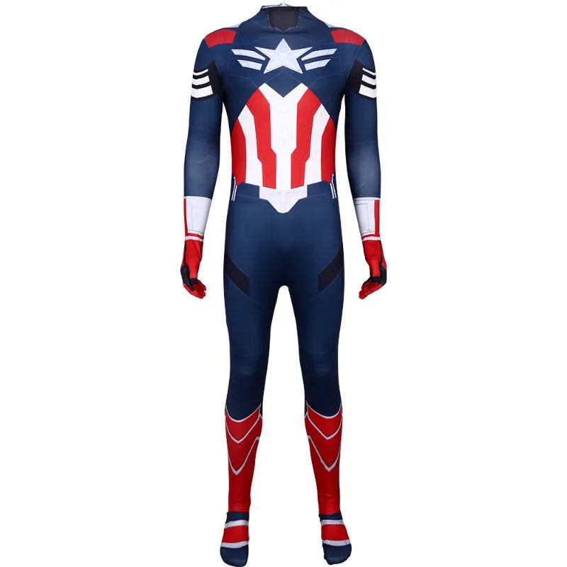 Captain America Sam Wilson-cosplaydragt – Brave New World