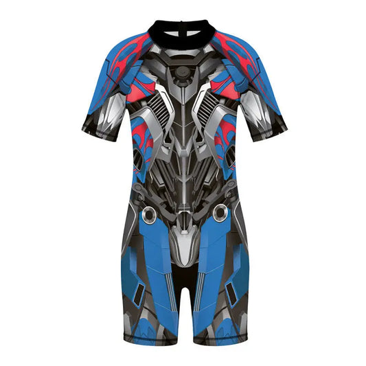 Kids Marvel Robotic Armor Style Suit Blue & Red