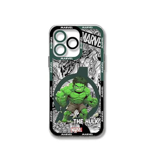 Husă Oppo Hulk – Chibi Marvel, fundal de benzi desenate alb-negru