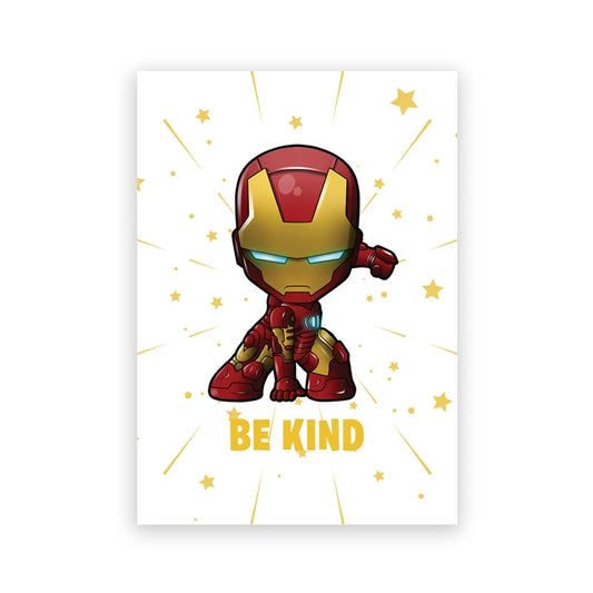 Chibi-plakat Iron Man - Vær venlig