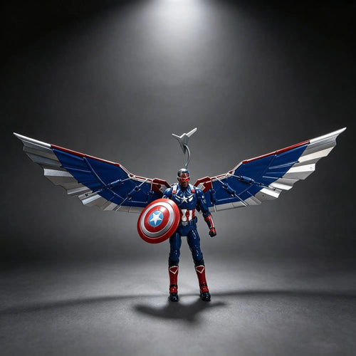 Figurine Marvel Legends Captain America Falcon – ailes déployées
