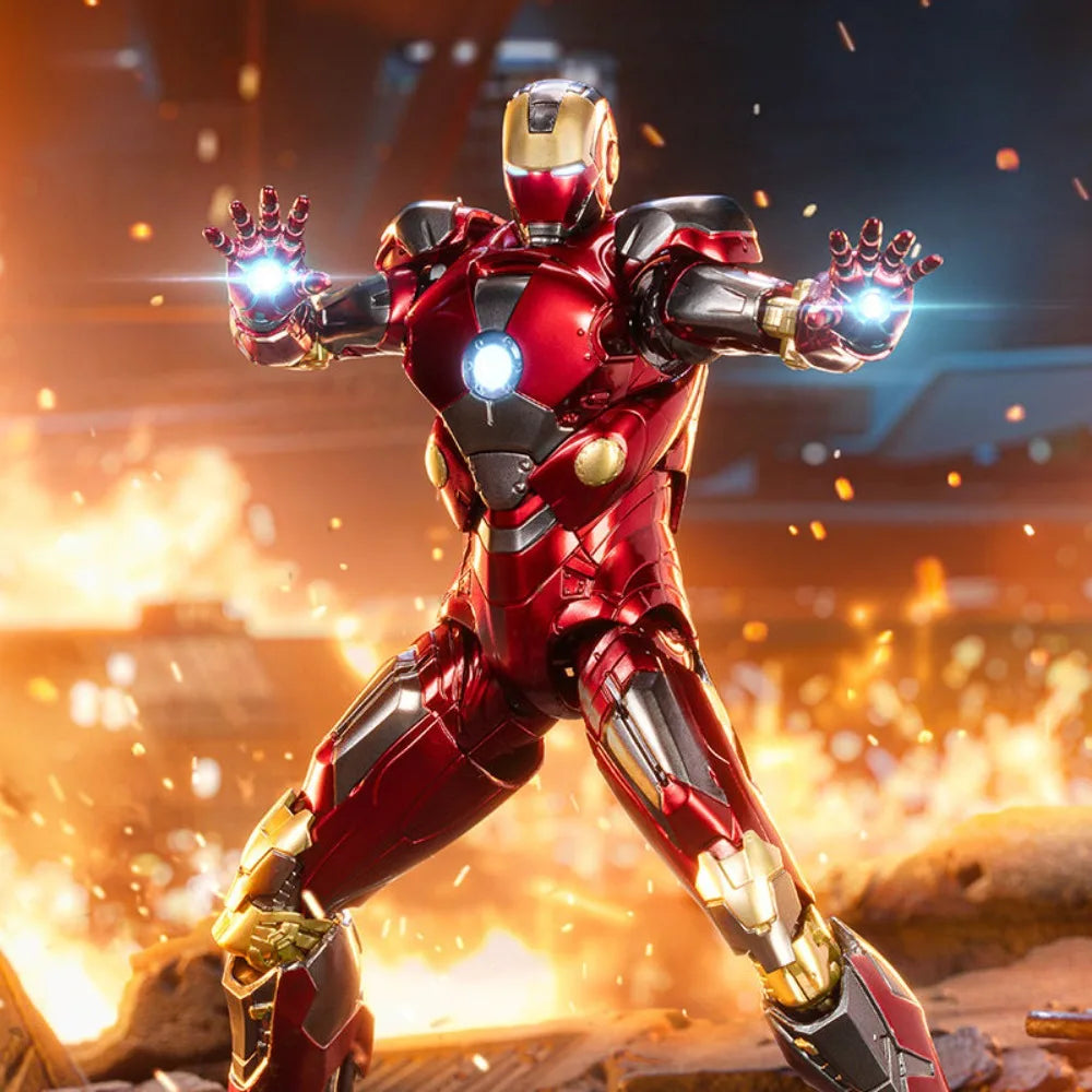 Figura ZD Toys Iron Man MK39 Starboost - Variante Teal