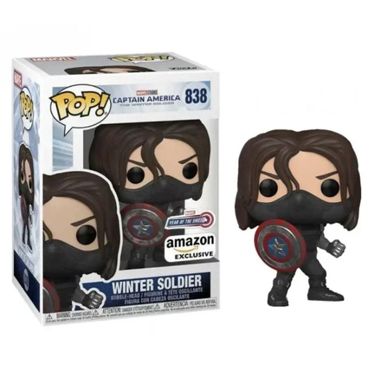 Figura Funko Pop Avengers Capitão América - Colecionador #838