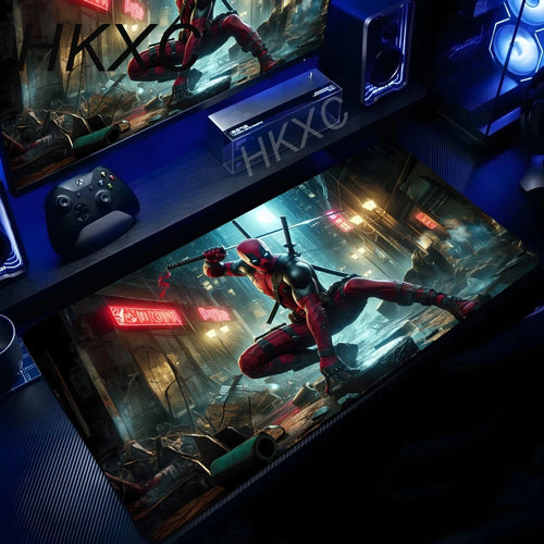 Podložka pod myš Marvel Deadpool – neonová ulička v noci