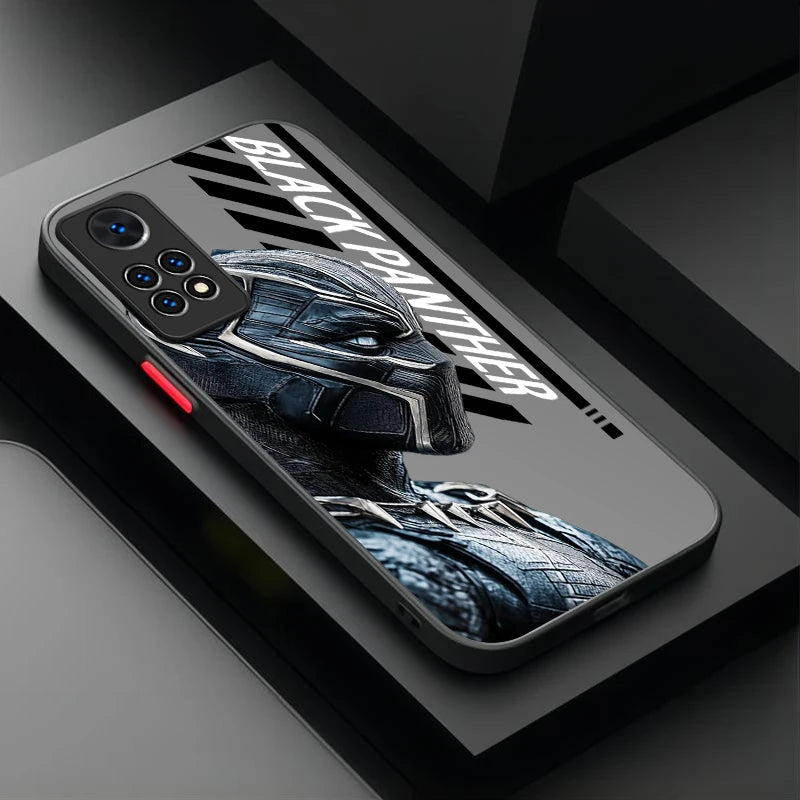 Xiaomi Avengers Black Panther Case - Grey Text Profile