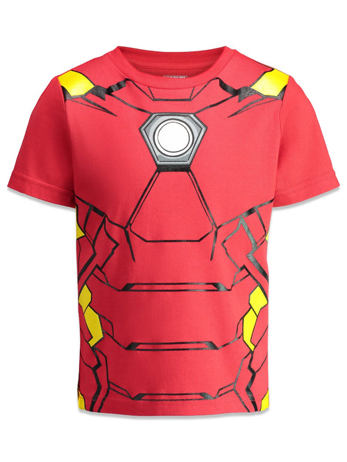 Kids' Avengers Iron Man T-Shirt - Superhero Red