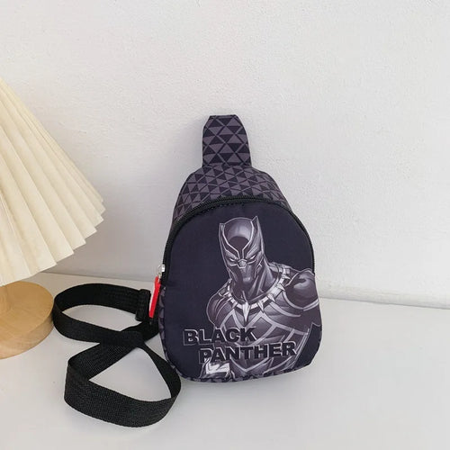 Saco Avengers - Saco de peito preto para criança