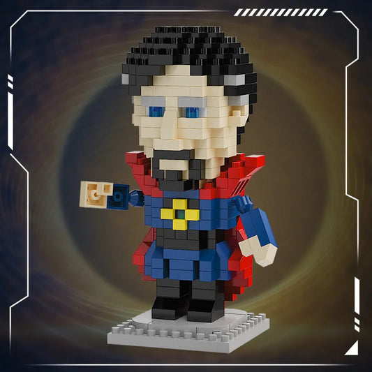 Stavební kostky Avengers Chibi Doctor Strange – červený plášť