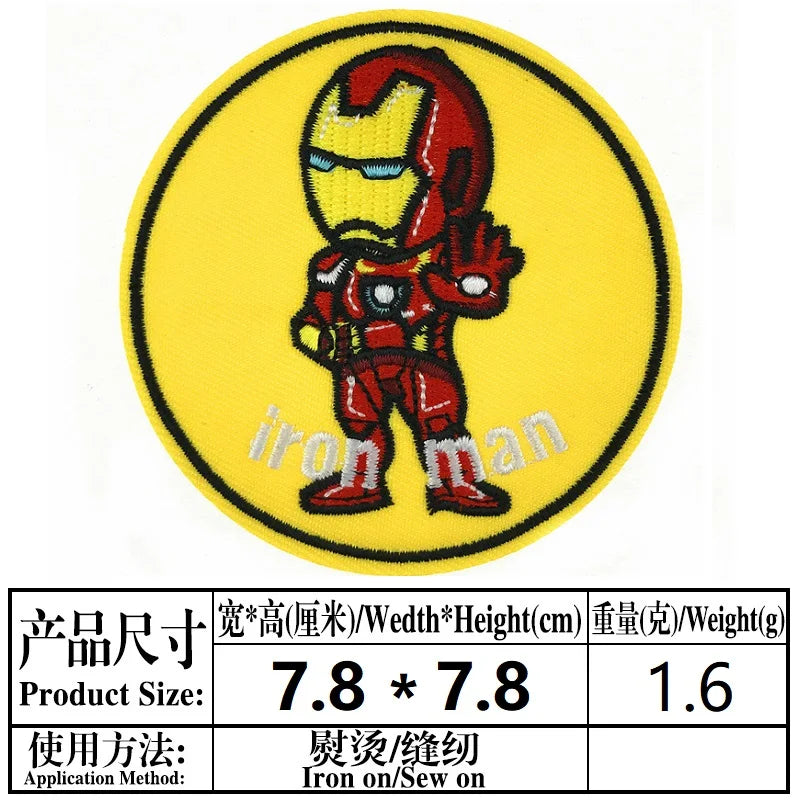 Sada 5 nažehlovacích nášivek Marvel Avengers