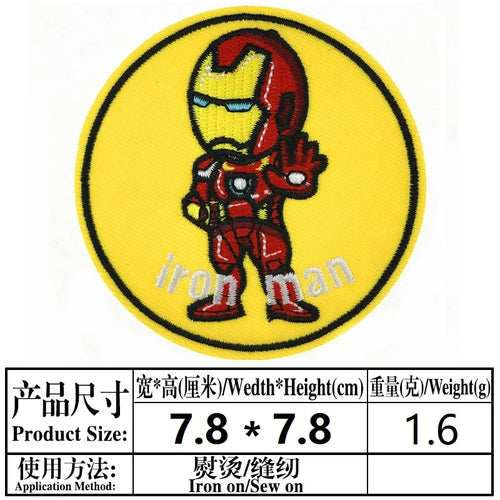 Sada 5 nažehlovacích nášivek Marvel Avengers