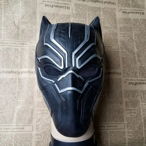 Black Panther Cosplay Mask - Realistic Full Silicone Helmet