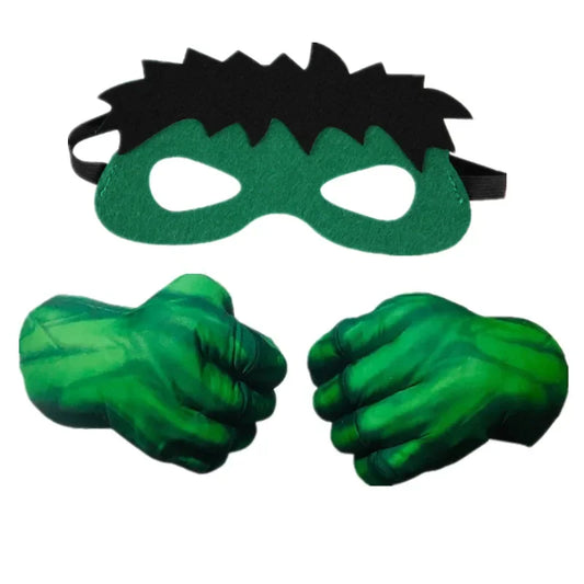 Avengers Hulk-kampbokseshandsker til børn – maske og knytnæver