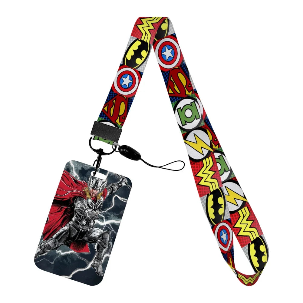 Thor Badge Holder - Hammer Lightning