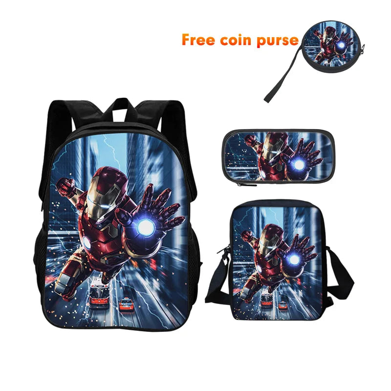 Avengers 3-delat väskset Iron Man – Flygning över staden, blixtar
