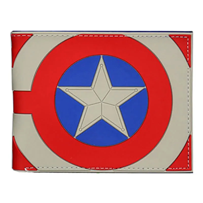 Carteira Avengers Capitão América - Escudo bege