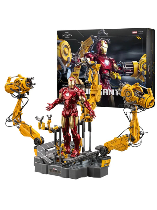 Figurină ZD Toys Iron Man MK4 - Suit-Up Gantry cu cutie