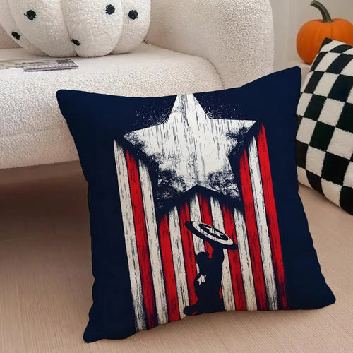 Față de pernă Captain America - Portret dinamic