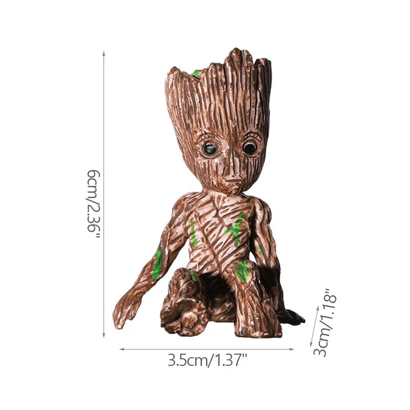 Baby Groot növénytartó – többféle pózba állítható ceruzatartó és rendszerező