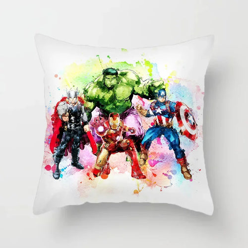 Capa de Almofada Grupo Avengers – Banda Desenhada Colorida