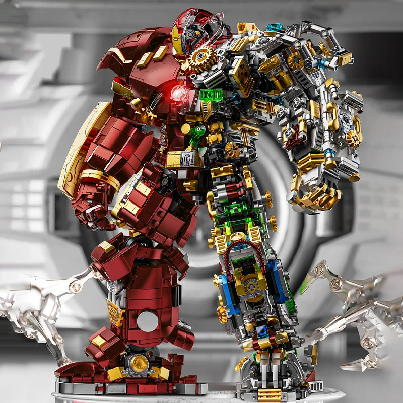 Figura de blocos Avengers Iron Man Buster - Construção com 2653 peças
