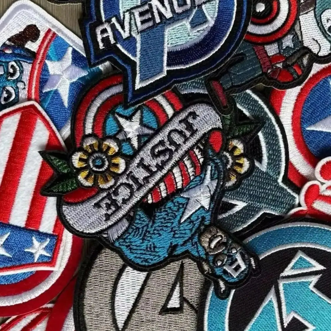 Patch Avengers Captain America - Escudo redondo