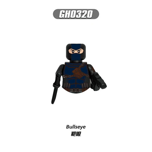Bullseye-figur – marineblå minifigur