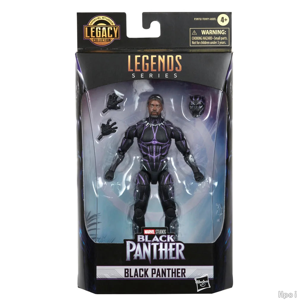 Hasbro Marvel Legends Black Panther figura – fekete-lila, mozgatható jelmez