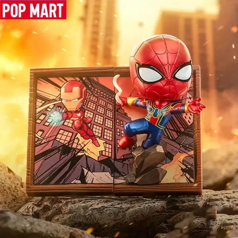 Blind Box POP MART Marvel Fotorámeček – série 10, tajemná figurka